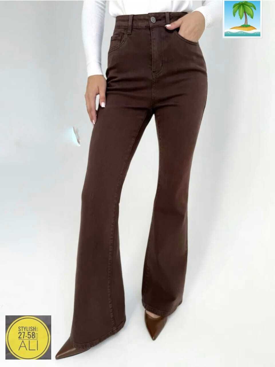 расклешенные джинсы,женские джинсовые брюки-клеш с завышенной талией,джинсы клёш женские,джинсы современные,джинсы для женщин