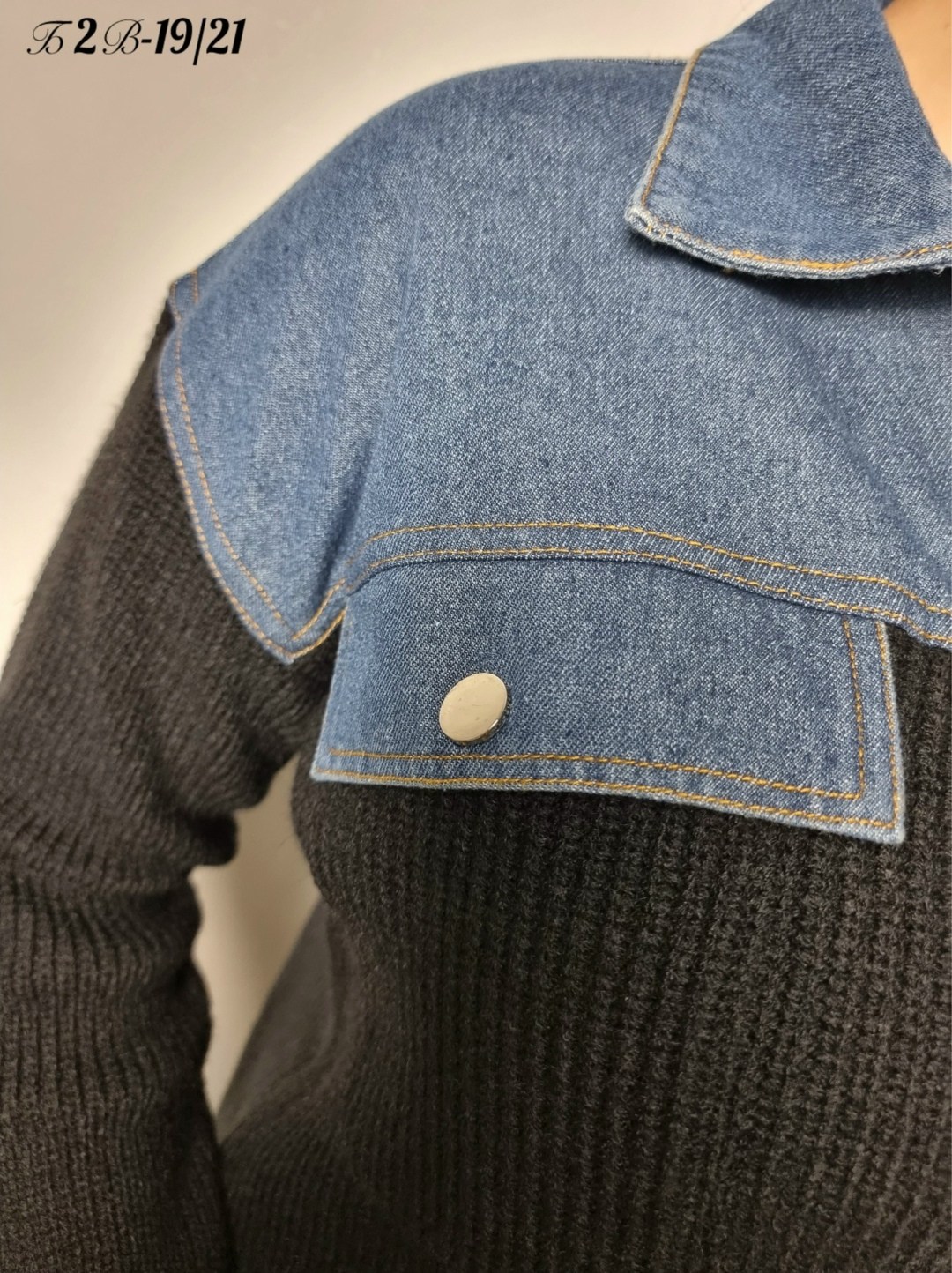 кардиган укороченный с джинсовыми вставками,кардиган,кофта кардиган,модные кардиганы,кардиган джинсовый