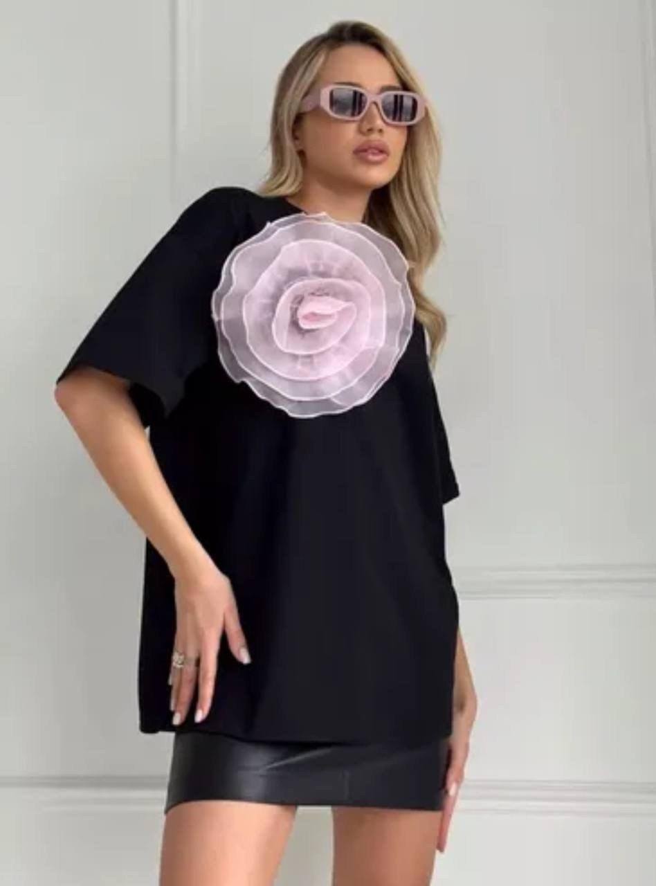 футболка с цветами,футболка женская,,футболка с цветком