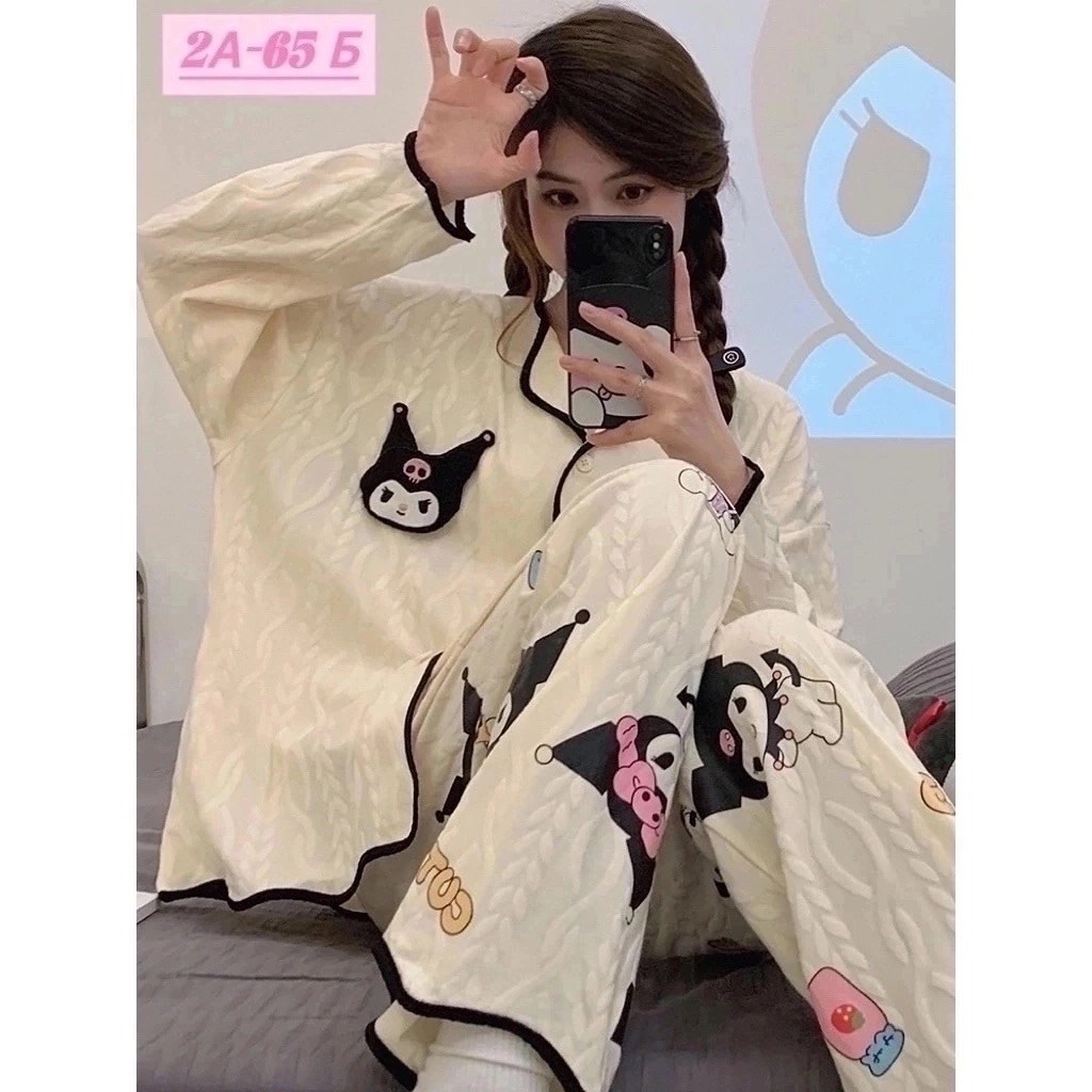 пижама хелло китти женская,miniso санрио пижама для женщин,пижама женская,пижама,комплект пижама