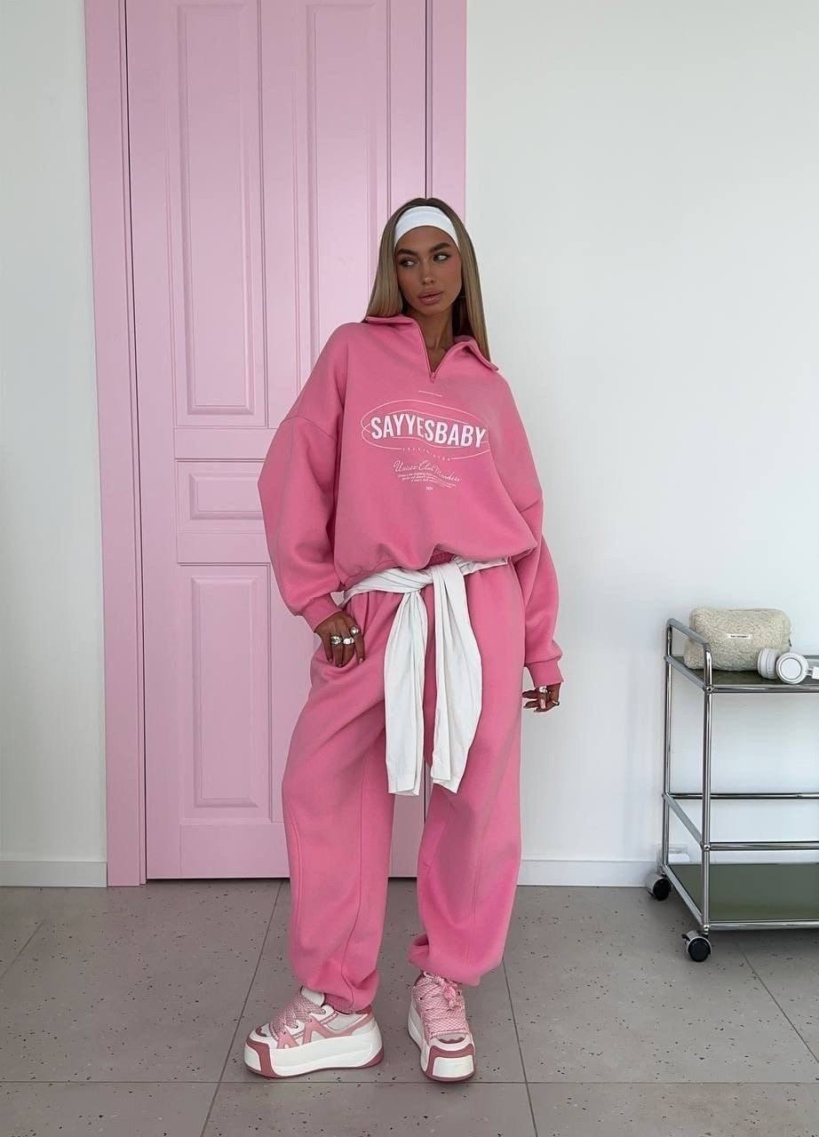 костюм женский на флисе,спортивные костюмы,костюм свободного кроя,свитшот,женский спортивный костюм флис