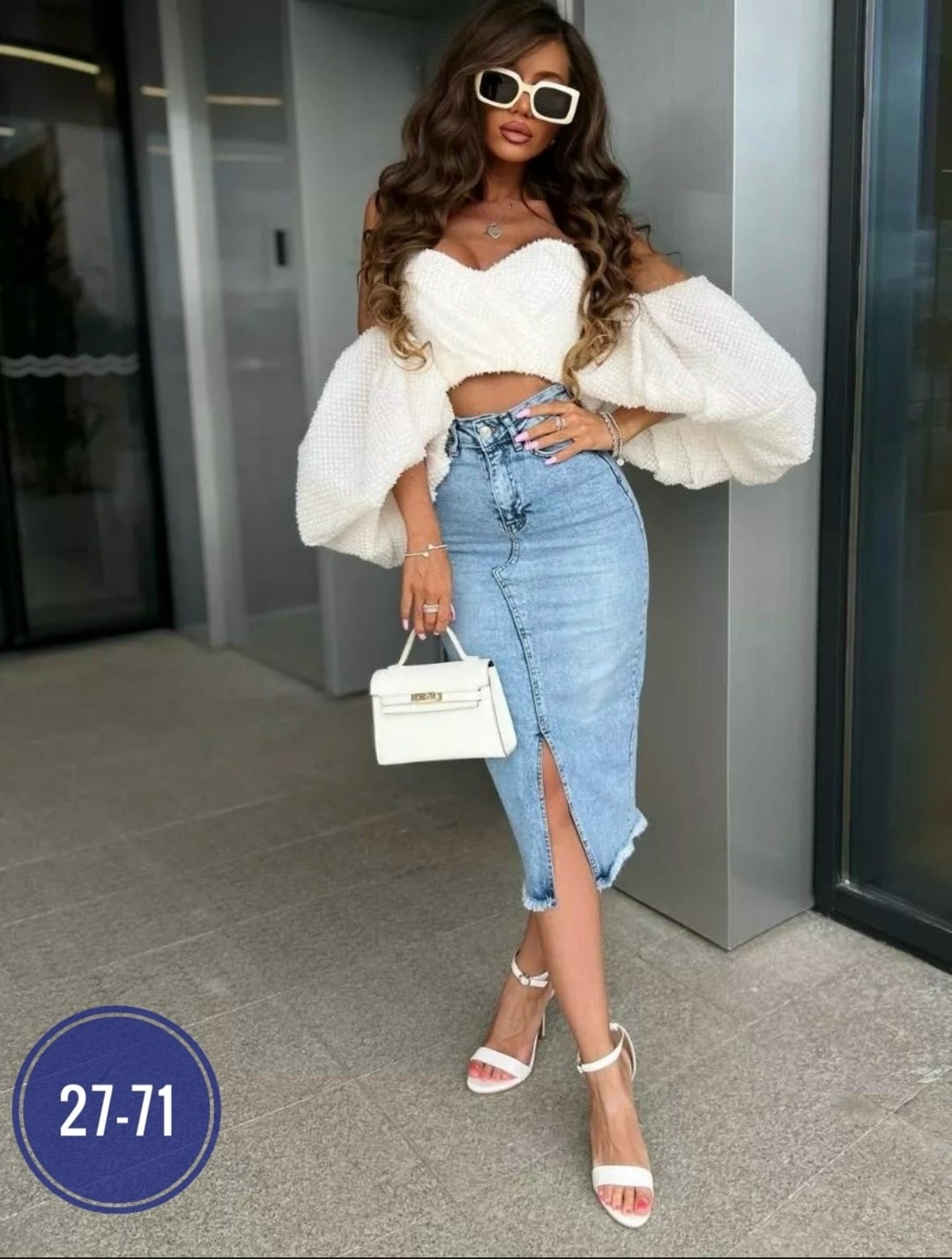 джинсовая юбка,юбка джинсовая миди с разрезом спереди,женская джинсовая юбка с высокой талией,юбка с разрезом стильная,джинсовая юбка с разрезами