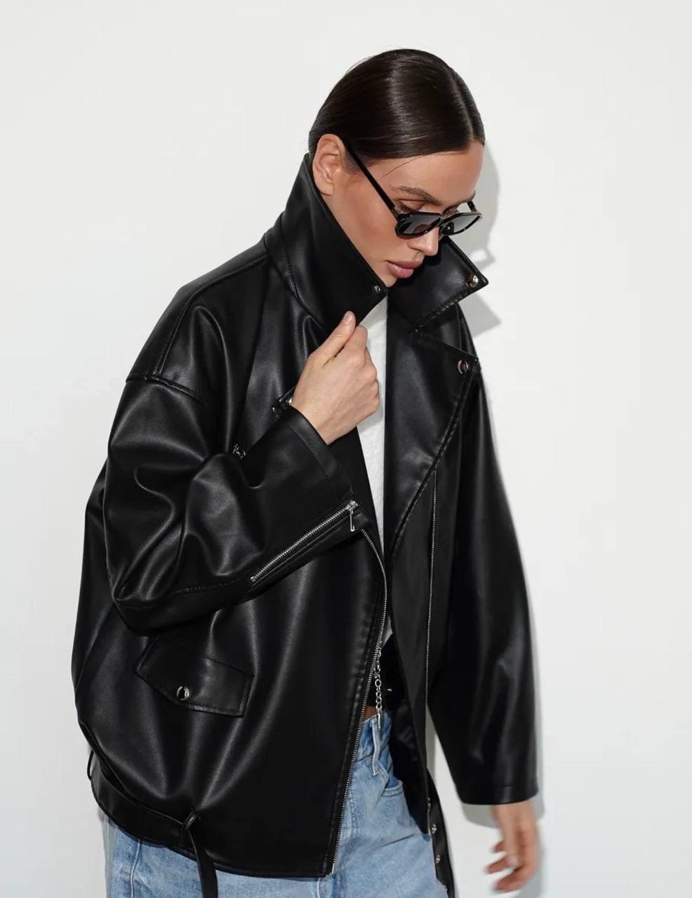 кожаная куртка косуха,куртка косуха женская,куртка косуха,косуха женская свободная,женская кожаная куртка косуха