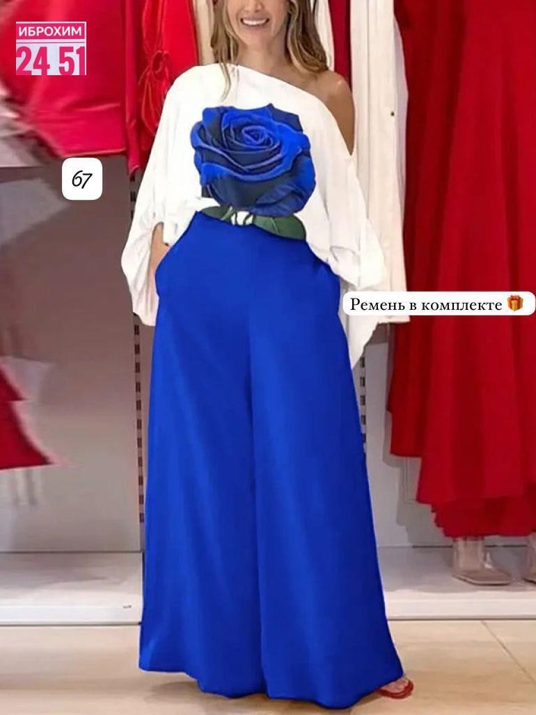 женский костюм двойка,женский комплект одежды из 2 предметов,элегантные женские комплекты,брюки с широкими штанинами,костюм классический