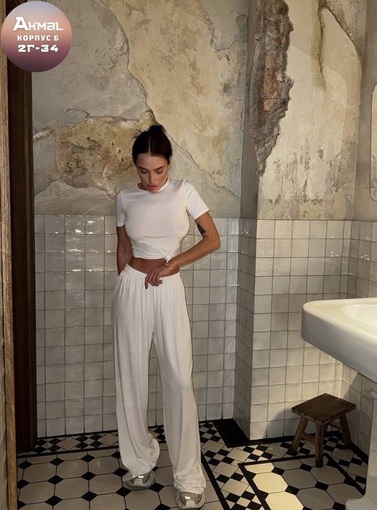 брюки палаццо,костюм с кроп топом,домашние костюмы,брюки лапша женские палаццо,брюки палаццо лапша