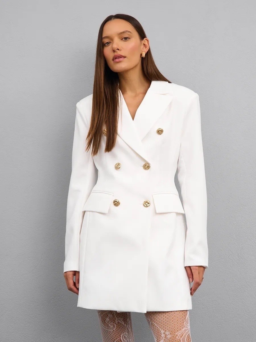 платье пиджак,белое платье жакет,белый пиджак платье,двубортное платье пиджак,zara платье пиджак белое