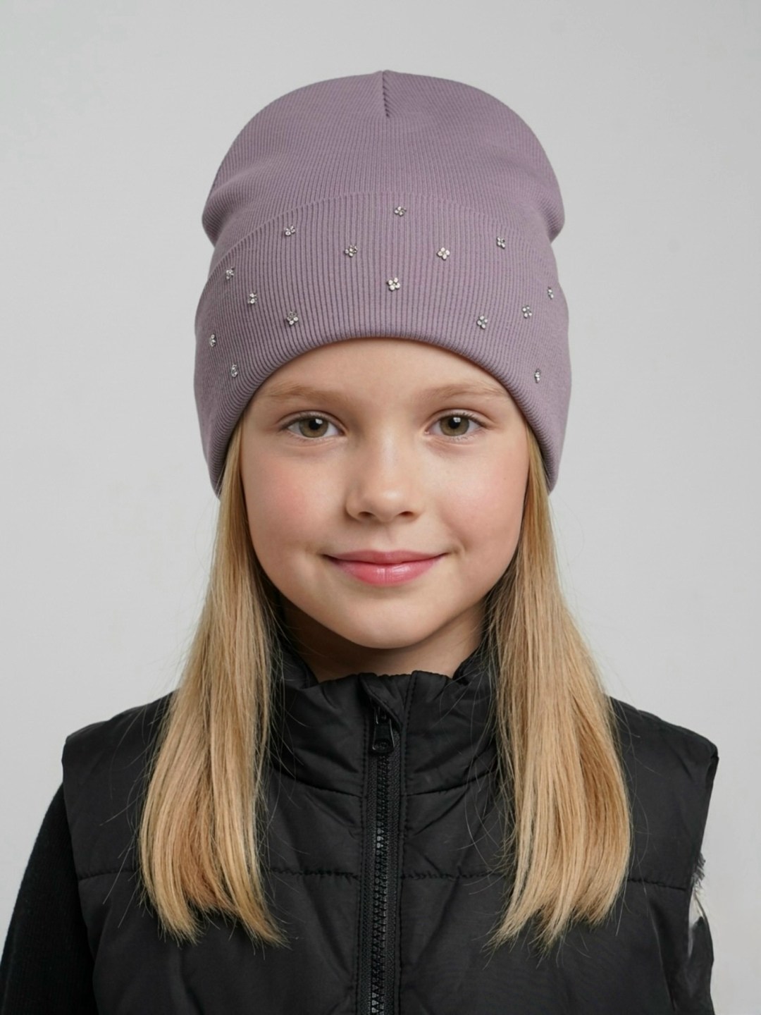 шапка для девочек,шапка для девочки noble people,шапка серая,детская шапка,шапка для детей