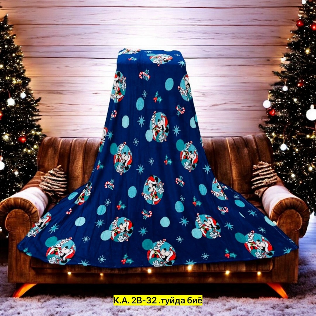 плед новогодний,плед,плед новогодний подарочный 180х200 флисовый,плед бамбуковый с новогодним принтом 180*200 см,плед детский