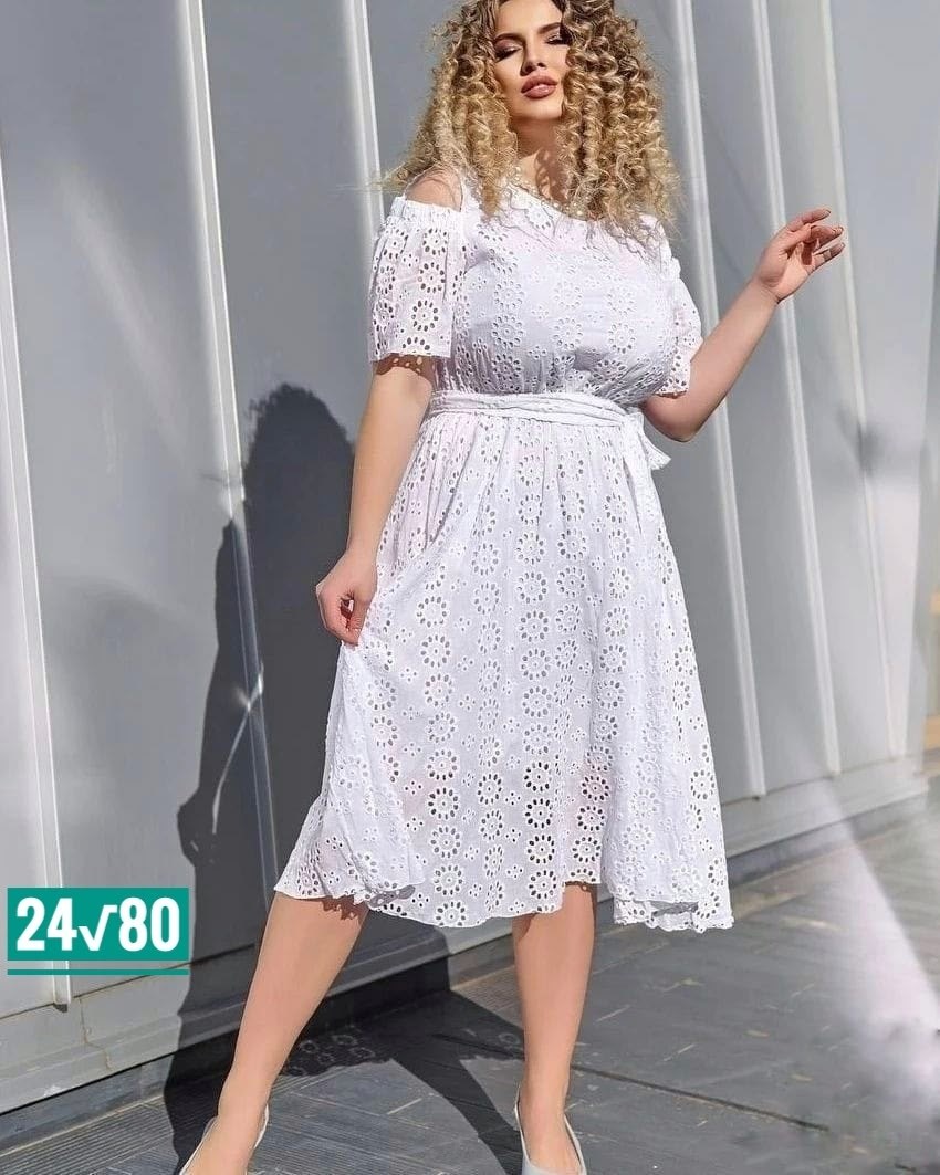 платья женские больших размеров,платья,платье летнее,платье с гипюром,платье женской летнее