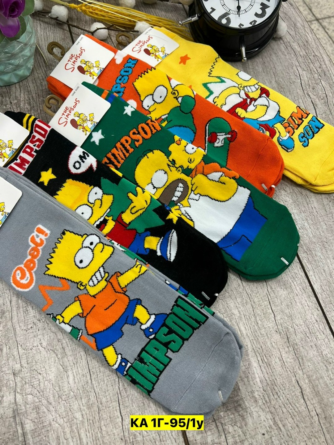 комплект носки женские,носки комплект,носки симпсоны,носки женские мужские,набор носки