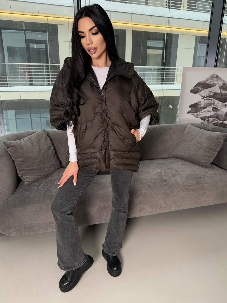 женская жилетка,жилетка,жилетка удлиненная,жилет женский,стильная жилетка