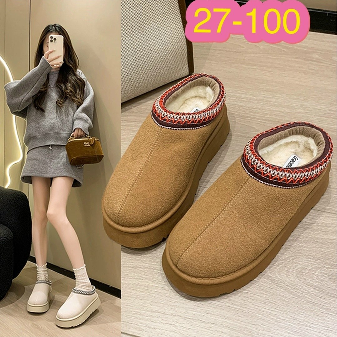 ,женские тапочки,тапочки на платформе,женские домашние тапочки,новые женские шерстяные тапочки на платформе