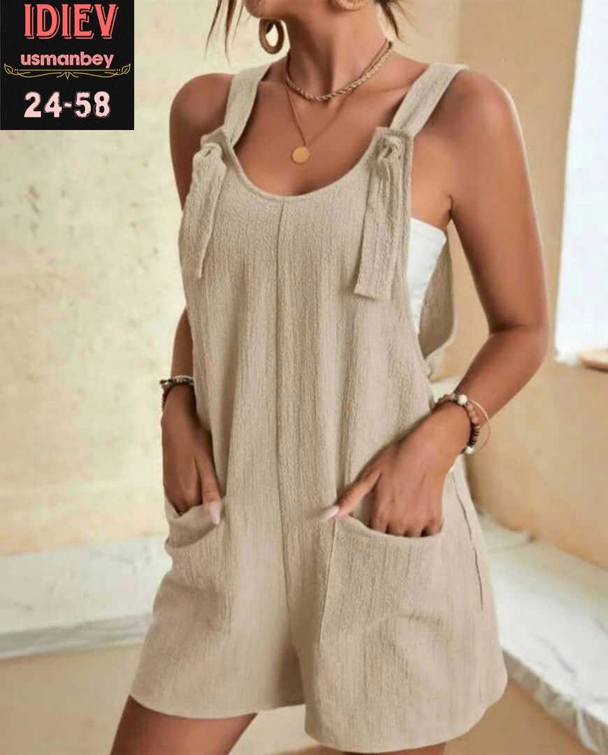 комбинезон летний повседневный,женские комбинезоны,женский летний комбинезон,летние комбинезоны,женские свободные комбинезоны без рукавов