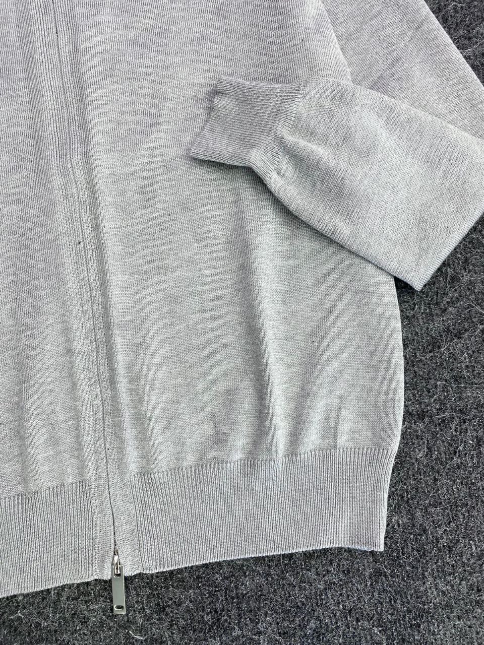 кардиган серый,кардиган кофта,мужской кардиган на молнии,джемпер на молнии brunello cucinelli,кардиган