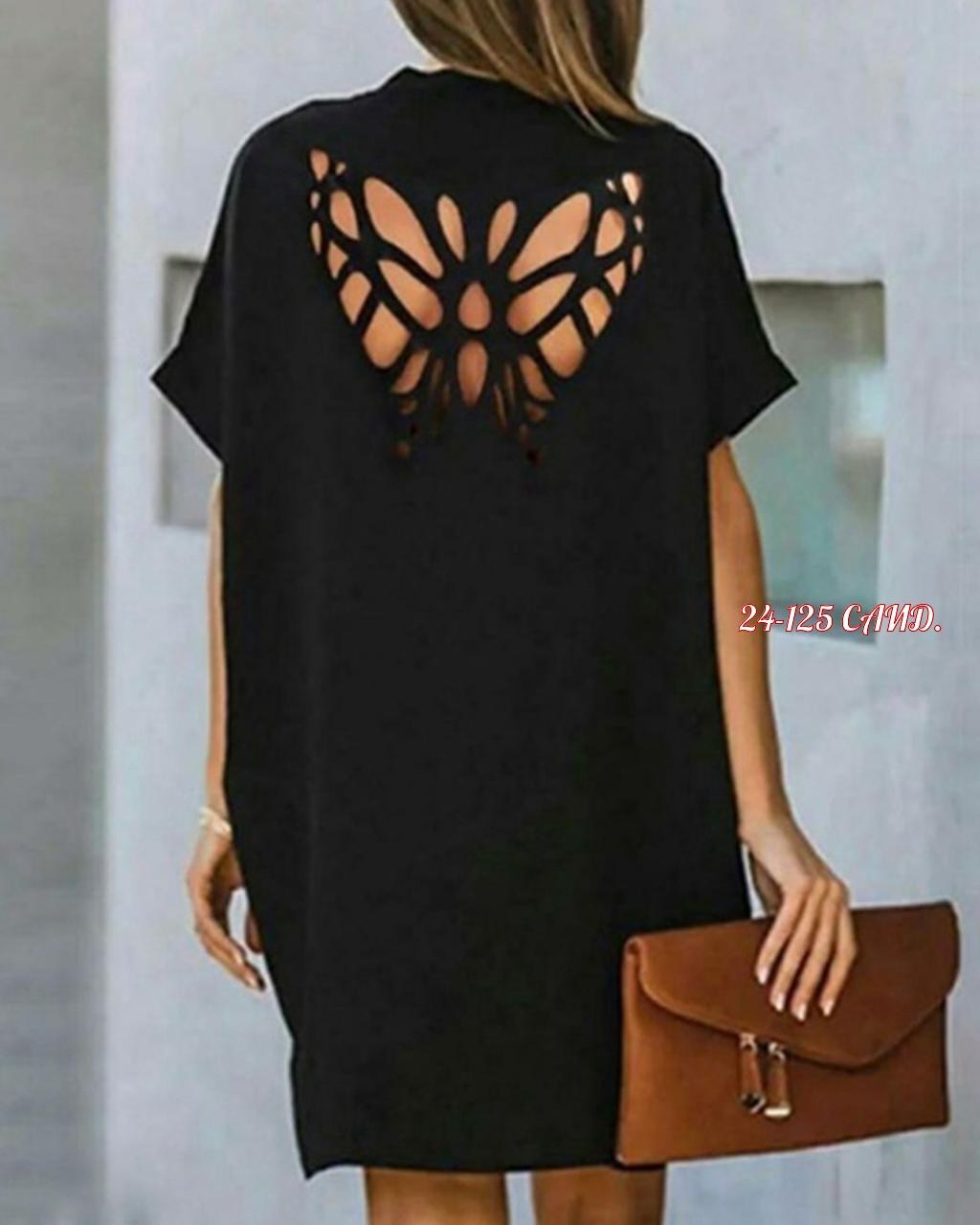 платье черное - вырез на спине,платье стильное,свободное платье,платье туника,платье женское свободное