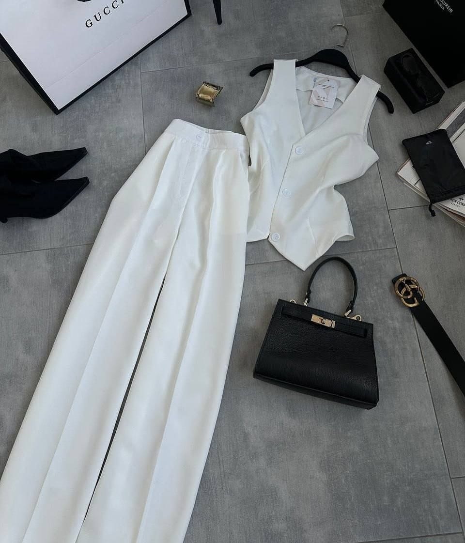 ,модные брюки палаццо,костюм двойка женская,одежда для женщин