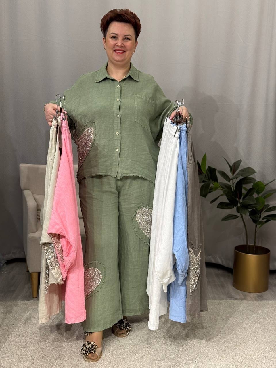 брючный комплект,льняной костюм,костюм брючный льняной,брючный костюм из льна,летние костюмы женские
