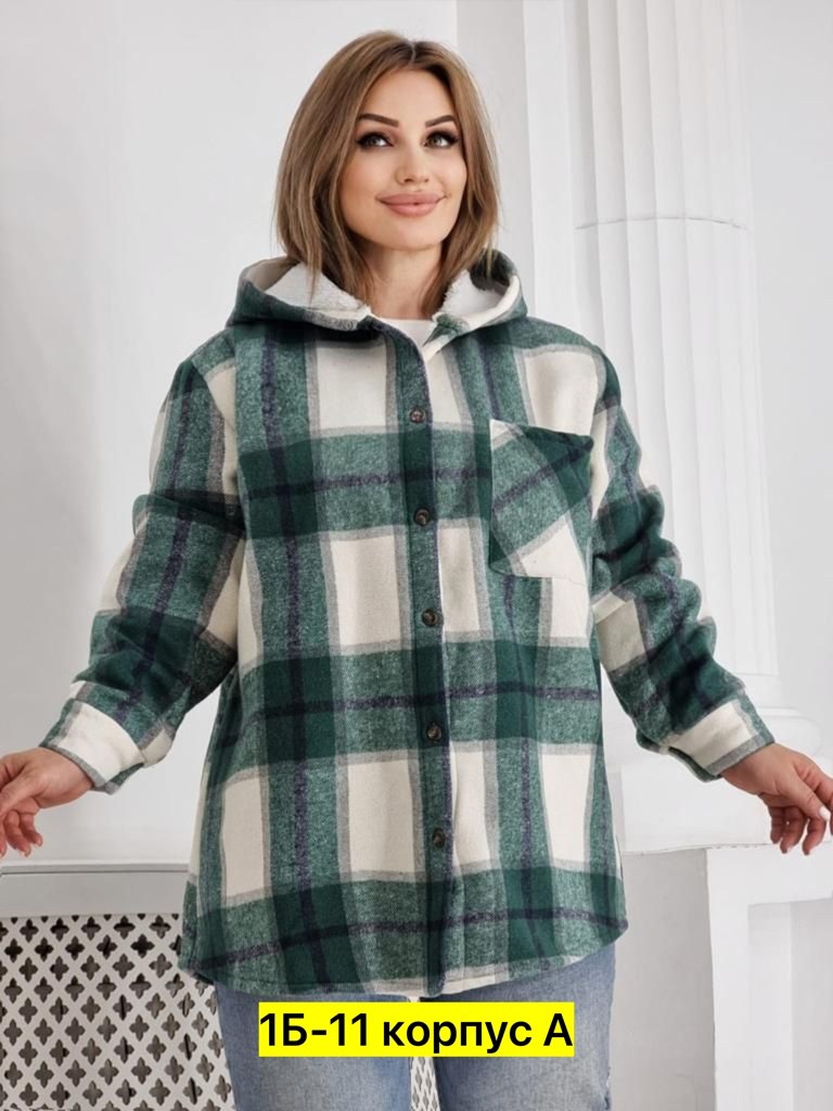 рубашка женская большие размеры,худи оверсайз теплая в клетку удлиненная roza fashion,рубашка теплая,женская рубашка,рубашки на меху