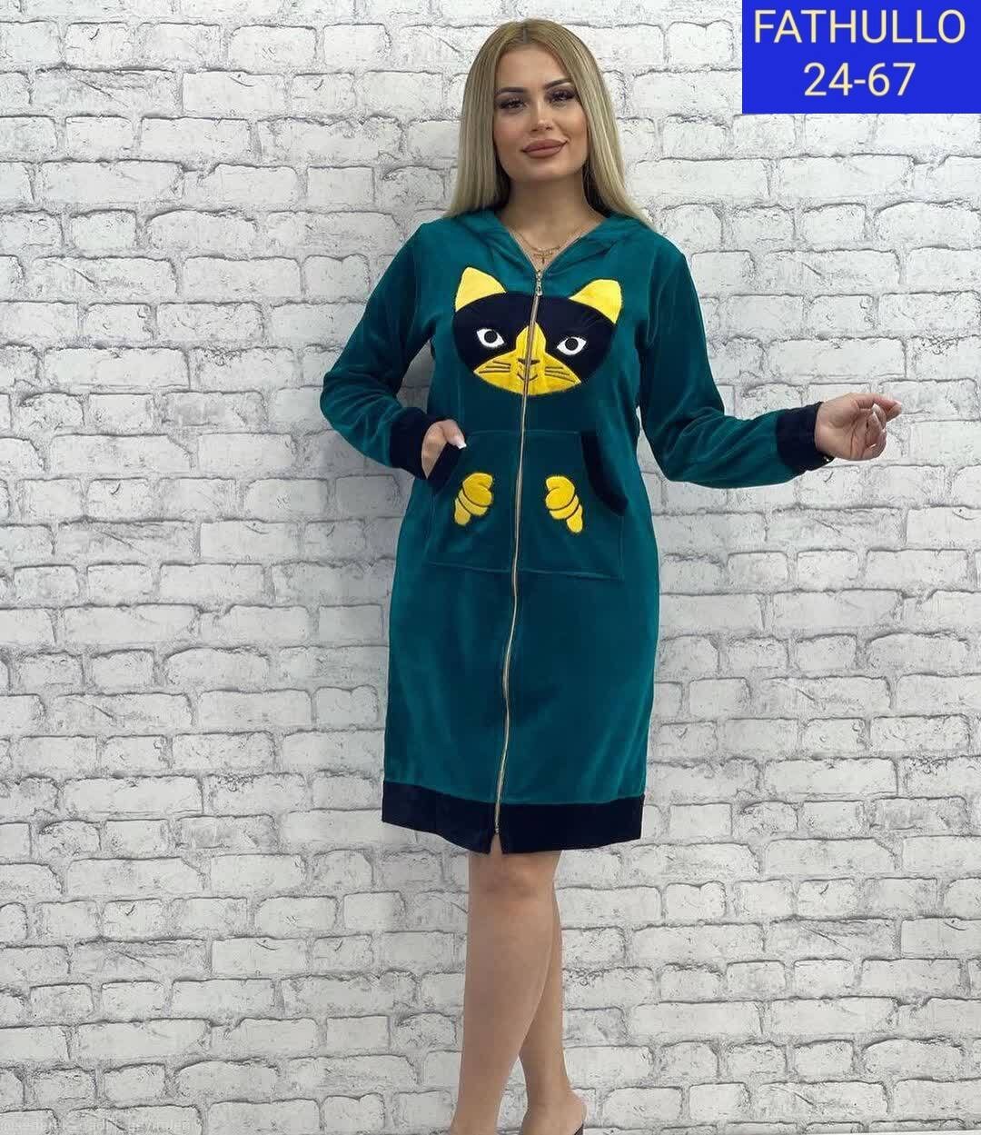 женский велюровый халат,халат жен,халат женский,халат женский домашний,халат с капюшоном