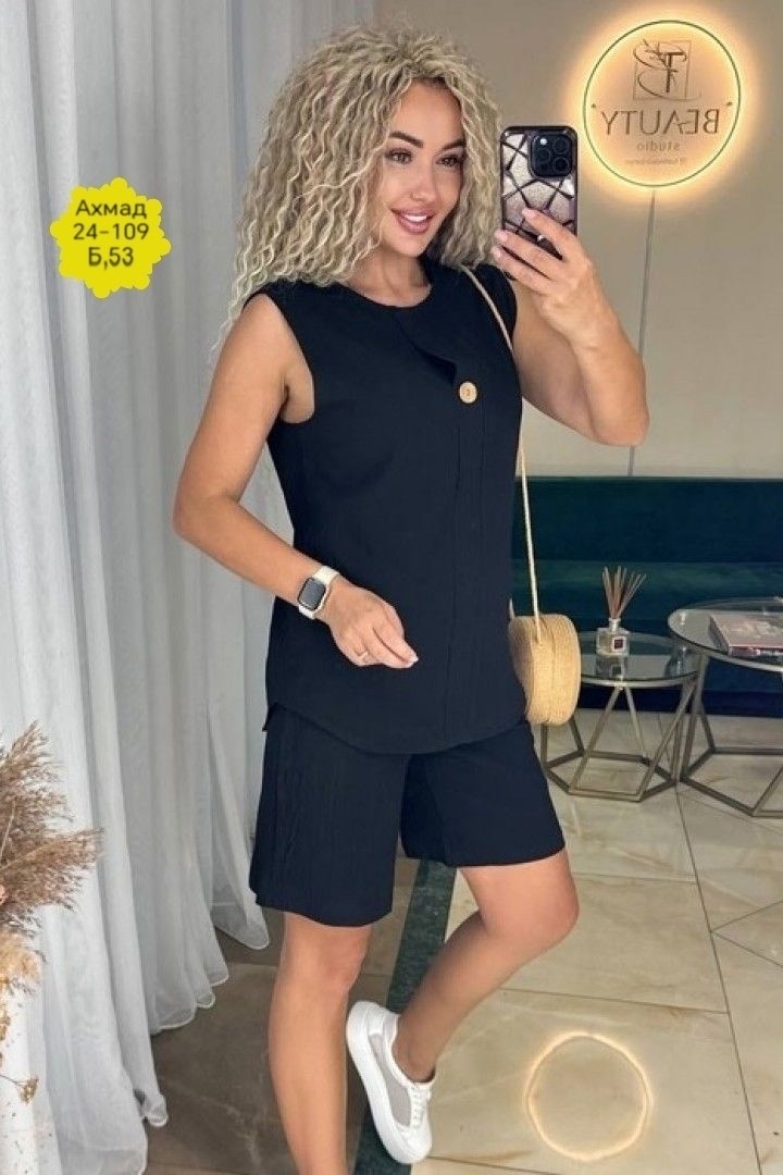 женский костюм с шортами,летние костюмы женские,летний женский костюм с шортами,костюм с шортам,льняной костюм с шортами