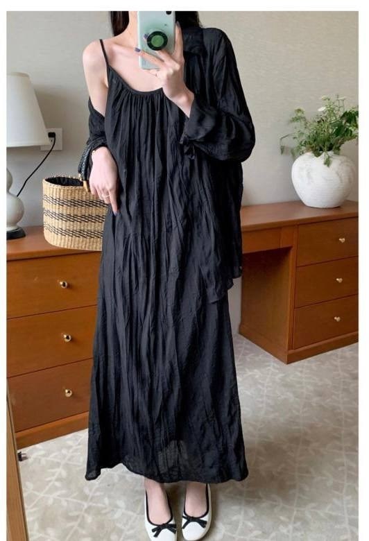 платье комбинации,платье комбинация с рубашкой,платье стиль,длинное платье,шифоновое платье