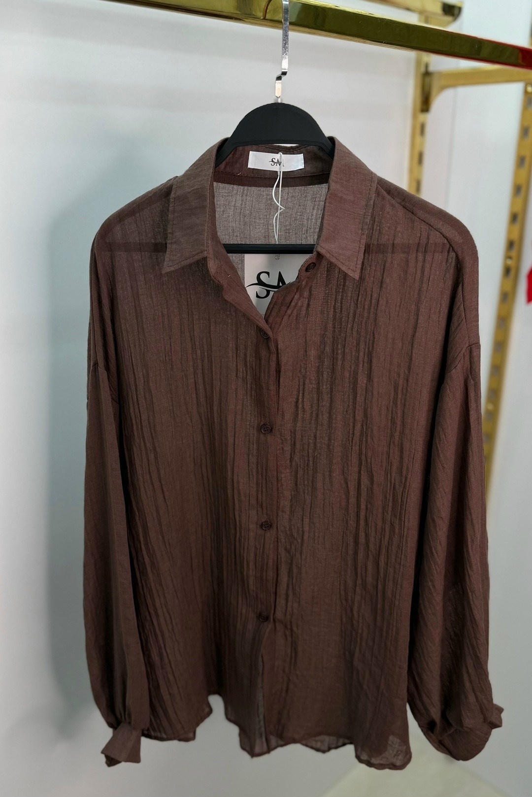 рубашка женская,стильная рубашка,рубашка летняя oversize прозрачная с широкими рукавами golubkova,рубашка летняя,рубашка женская голубая