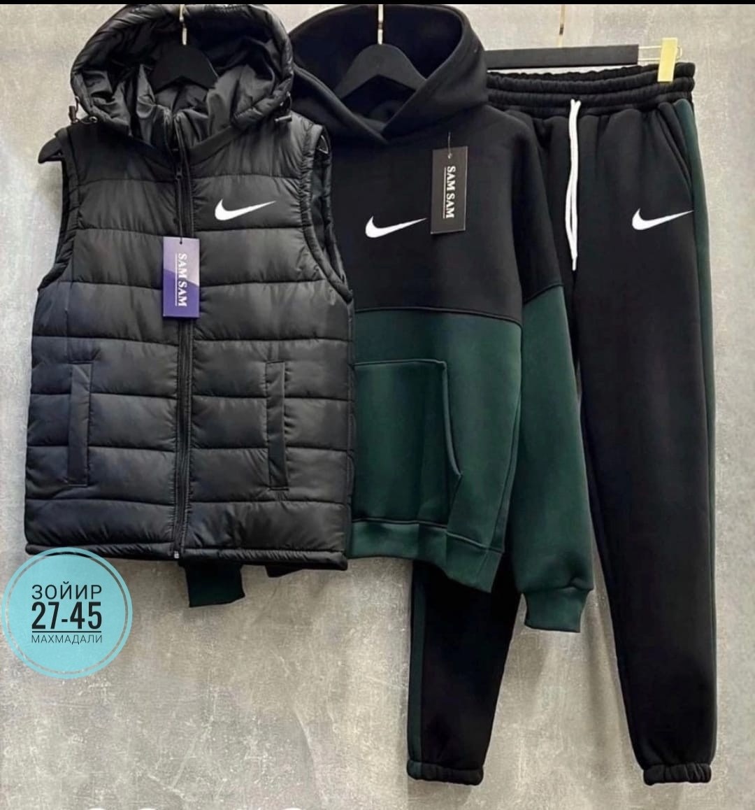костюм тройка теплый на флисе,спортивный костюм тройка с жилеткой,костюм спортивный мужской,теплый спортивный костюм на флисе с жилеткой,спортивный костюм с безрукавкой мужской