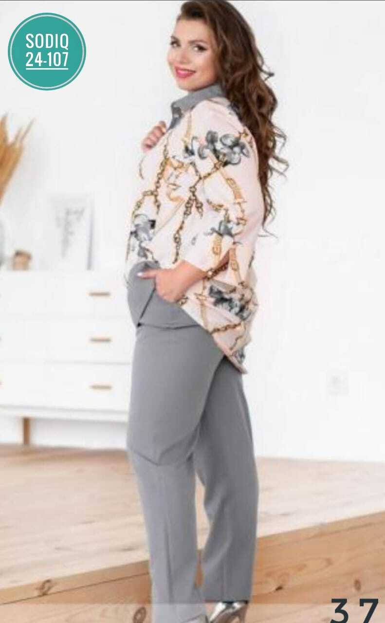 костюм брючный 1103 nadin,женские костюмы больших размеров,летние брючные костюмы женские 2026,костюм двойка брючный,костюм больших размеров брючный