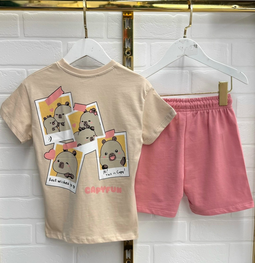 комплект одежды девочке,костюм для девочек,детский костюм с шортами,комплект одежды,