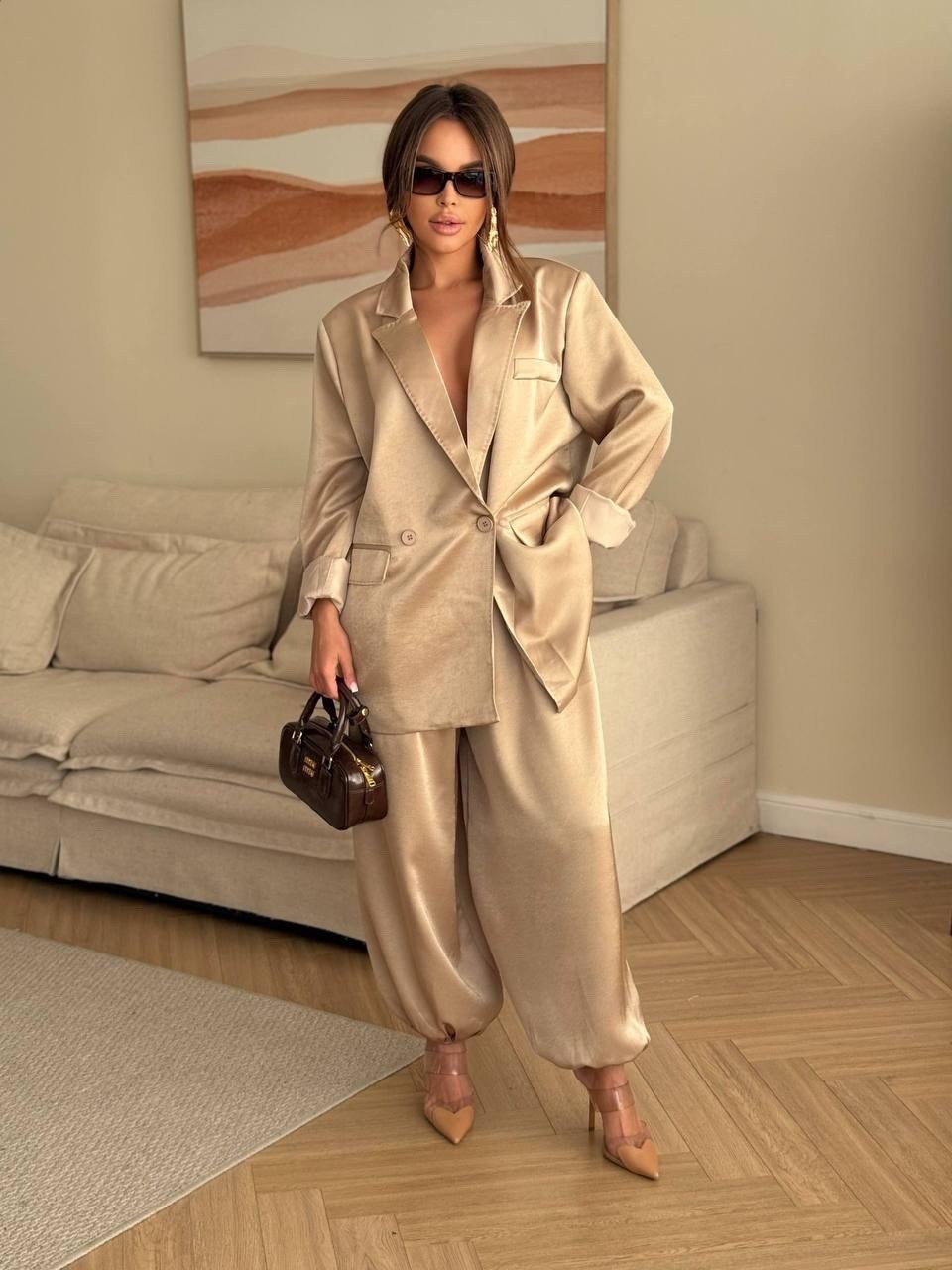 модные образы,брючный костюм,стильные наряды,трикотажный костюм