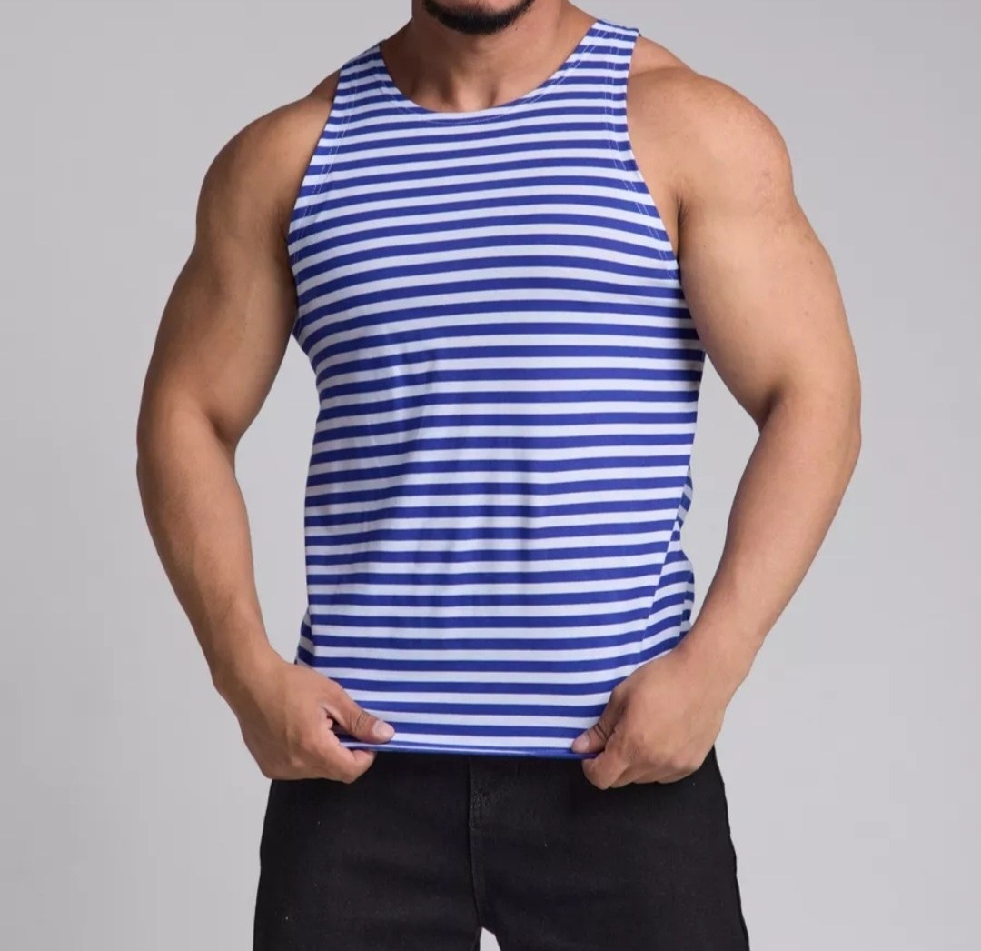 майка тельняшка мужская,майка-тельняшка м153,майка тельняшка мужская dlrow цвет белый, синий,майка спортивная армейская тельняшка мужская,тельняшка вдв майка