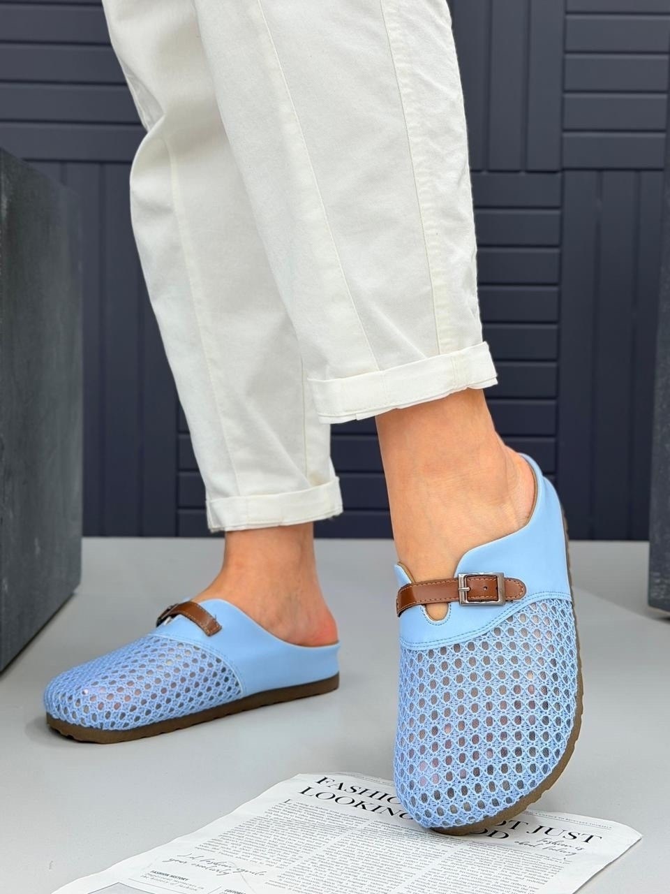 , летняя,женская  летняя,сандалии с перфорацией,женская