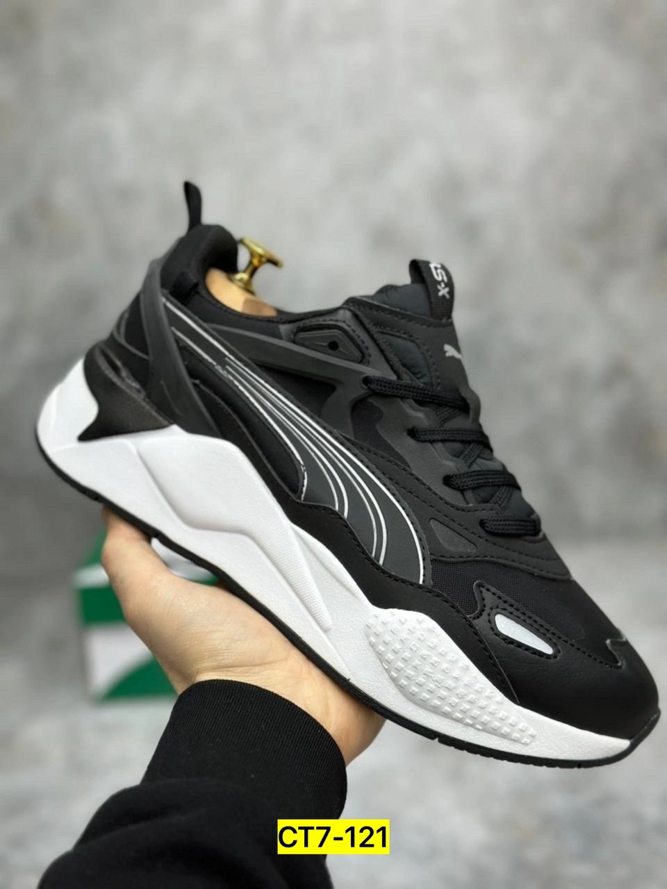 puma кроссовки мужские,черные кроссовки puma,кроссовки puma,кроссовки rs-x efekt 'black silver' puma,кроссовки