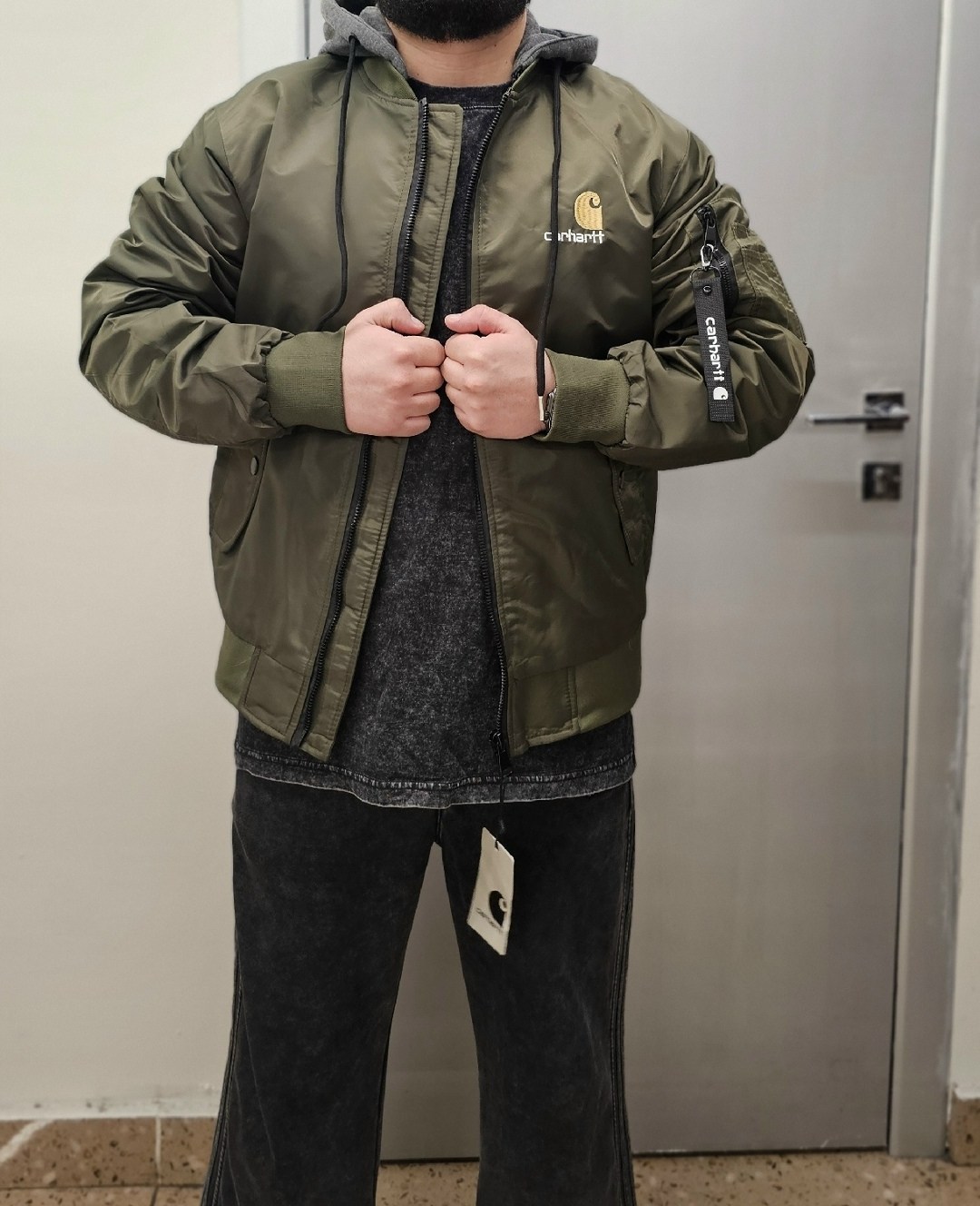 carhartt бомбер,куртка мужская carhartt,куртка carhartt,куртка двухсторонняя зимняя carhartt,куртка бомбер