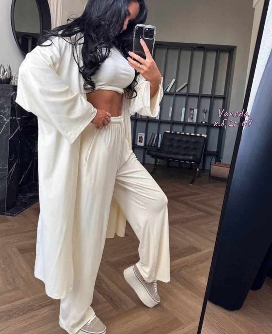 костюм тройка (кардиган + топ + брюки) цвет черный,костюм с брюками,костюм тройка (топ, штаны, кардиган ),костюм тройка (кардиган + топ + брюки),костюм тройка (кардиган + топ + брюки)