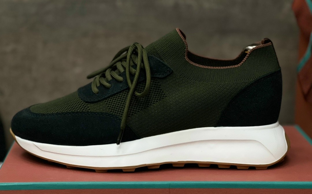 ,кроссовки loro piana мужские,кроссовки loro piana,кроссовки хаки,мужские текстильные кроссовки