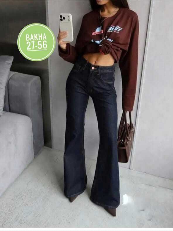 джинсы женские клеш,бархатные джинсы-клеш kick sosandar черный,расклешенные джинсы,джинсы клеш широкие,джинсы клеш