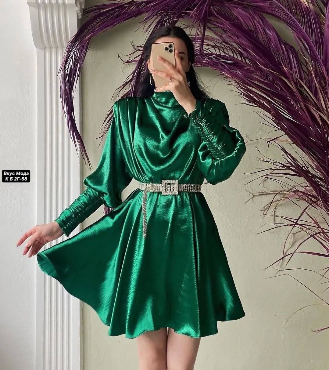 атласное платье,нарядное платье,платья,платье зеленое,модное платье