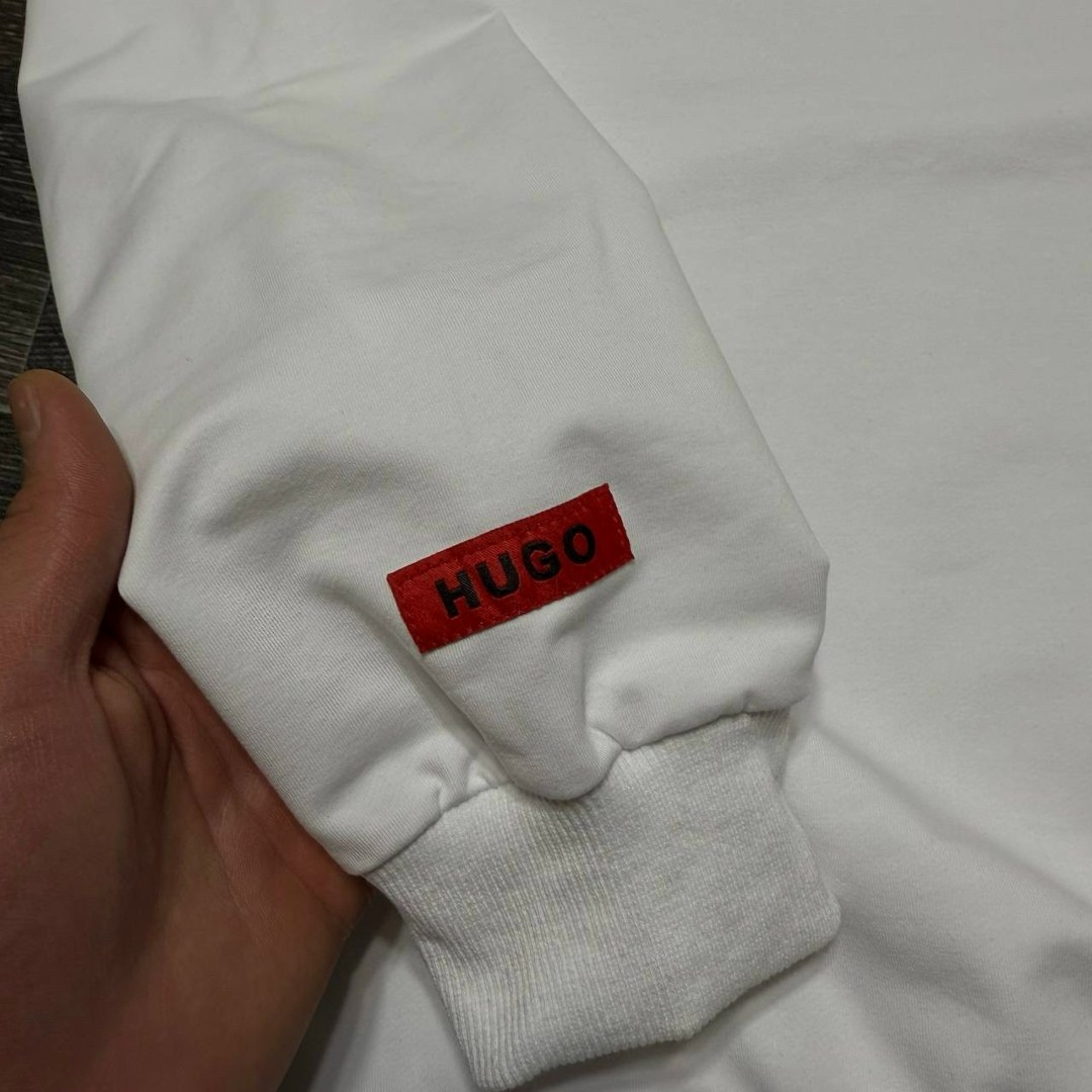 свитшот белый,мужские свитшоты,кофта суприм,свитшот,свитшот hugo boss