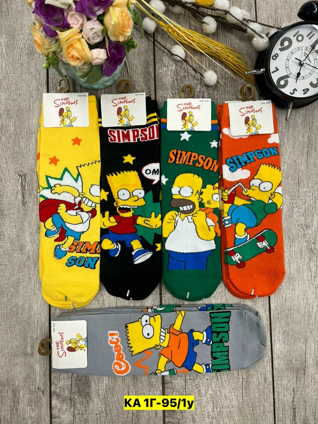 комплект носки женские,носки комплект,носки симпсоны,носки женские мужские,набор носки