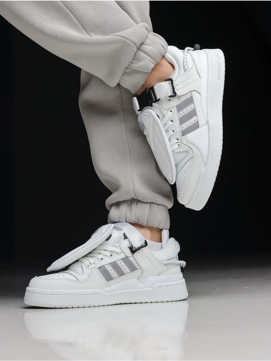 кроссовки адидас bad bunny,кроссовки adidas,кроссовки адидас,кроссовки bad bunny x adidas forum buckle low цвет розовый,bad bunny x adidas forum buckle low