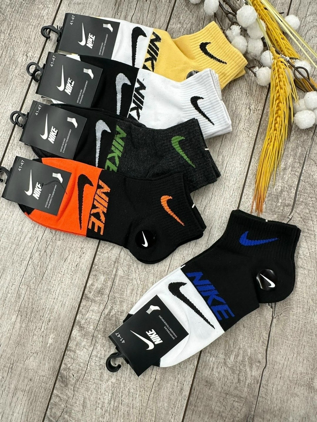 мужские носки,комплект носков мужских nike nop2_5 разноцветных 41-47,комплект носки мужские,комплект носков nike,носки