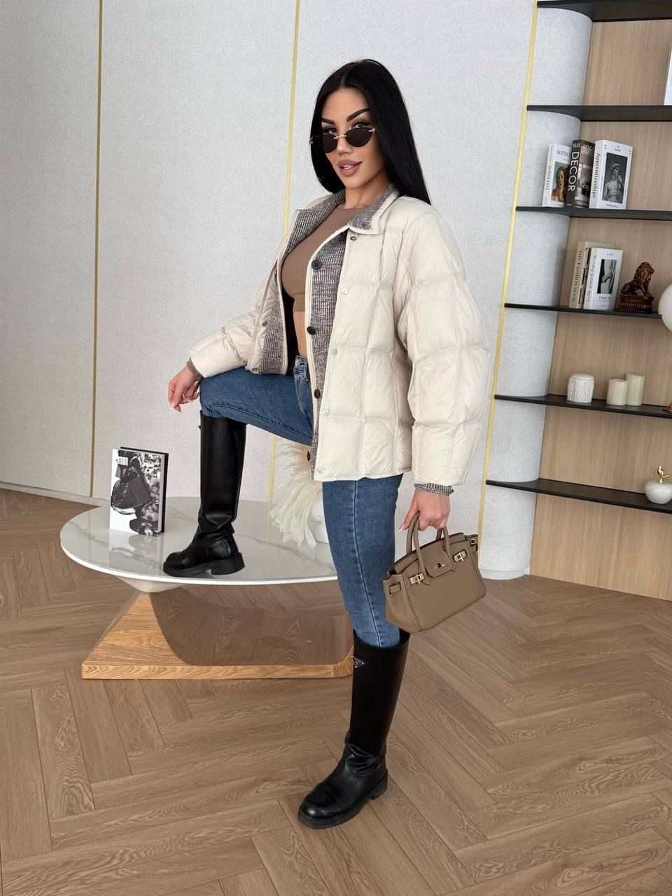 пуховик повседневный,куртка пуховик,куртка женская,повседневная куртка,короткий пуховик