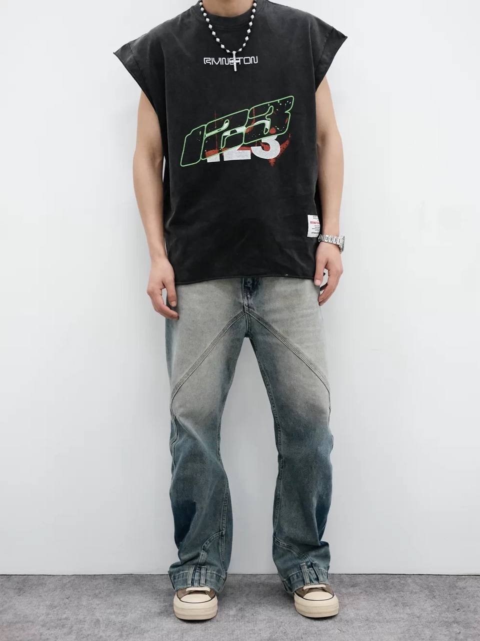 мужские джинсы,джинсы широкие,оригинальная одежда,футболка оверсайз с