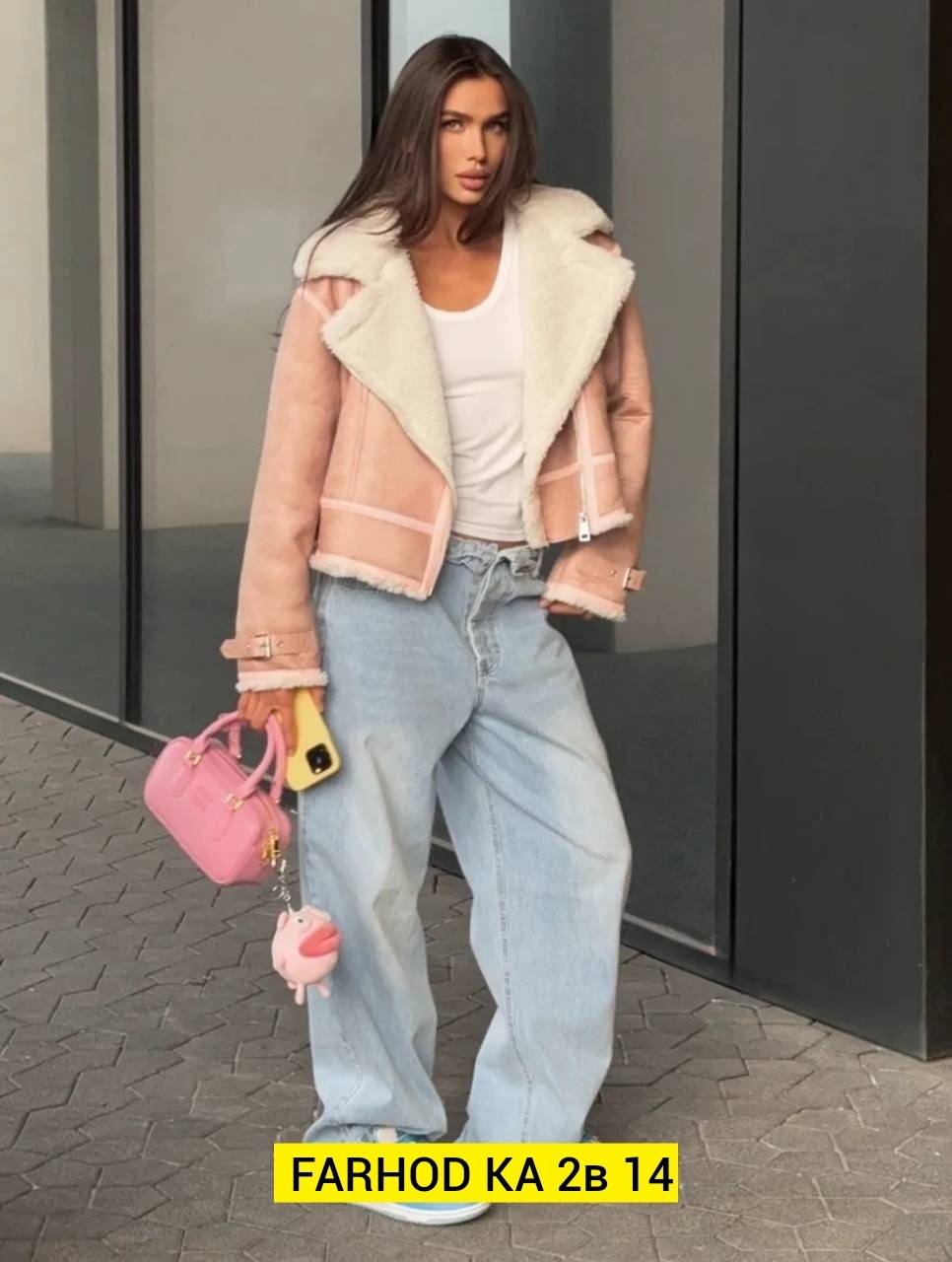 дубленка женская,дублёнка,трендовая розовая женская дубленка,дубленка авиатор женская,стильная дубленка женская