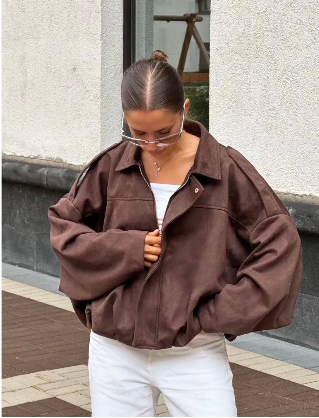 бомбер замшевый оверсайз athe.brand,бомбер замшевый оверсайз ponto russo,куртка бомбер замшевый оверсайз lofus 325114194,куртка бомбер замшевая оверсайз lofus,куртка бомбер