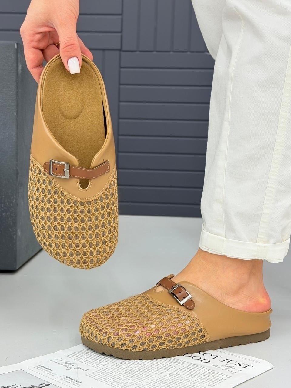 , летняя,женская  летняя,сандалии с перфорацией,женская