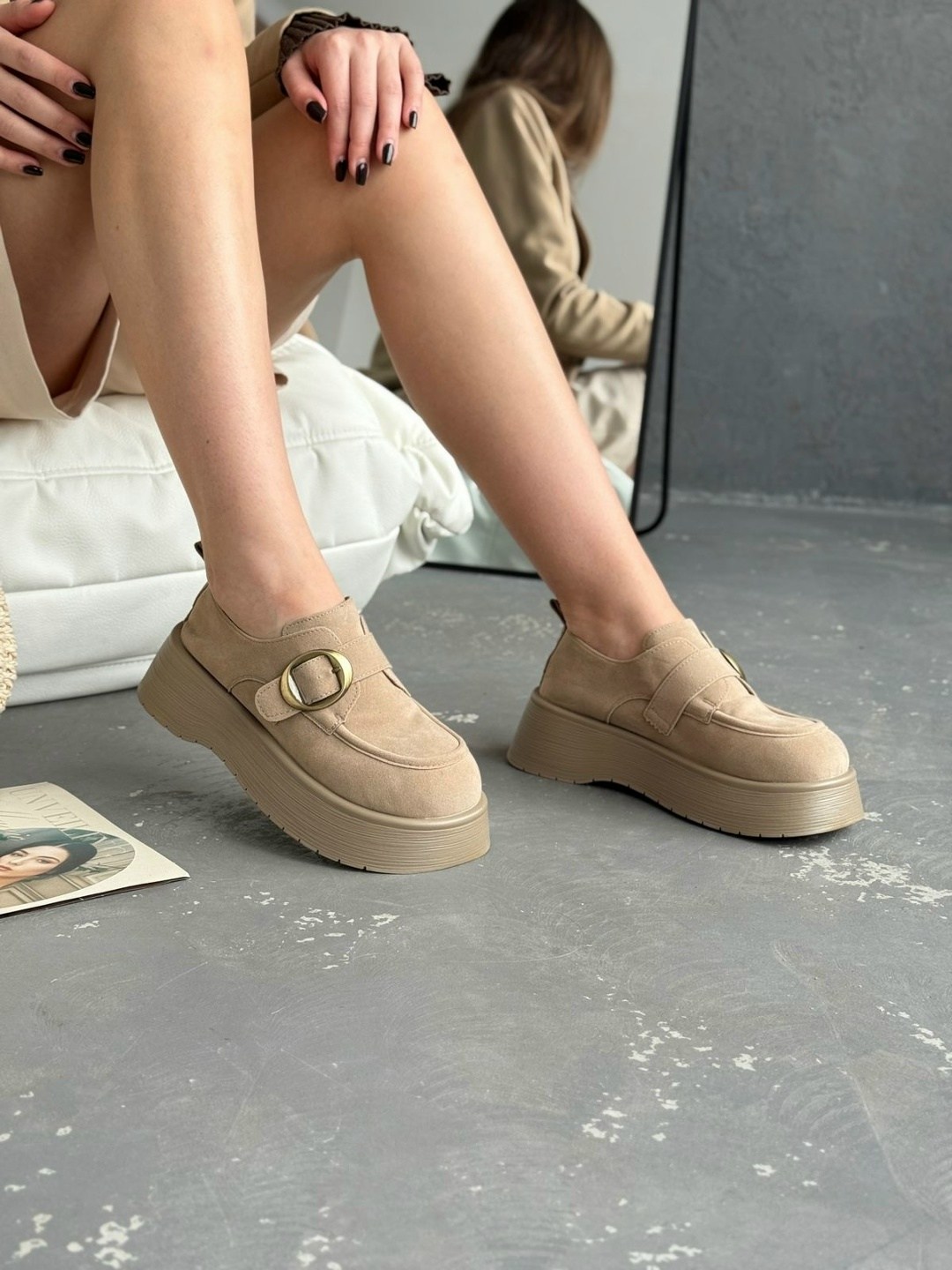 , женская, повседневные,лоферы замш,обуви