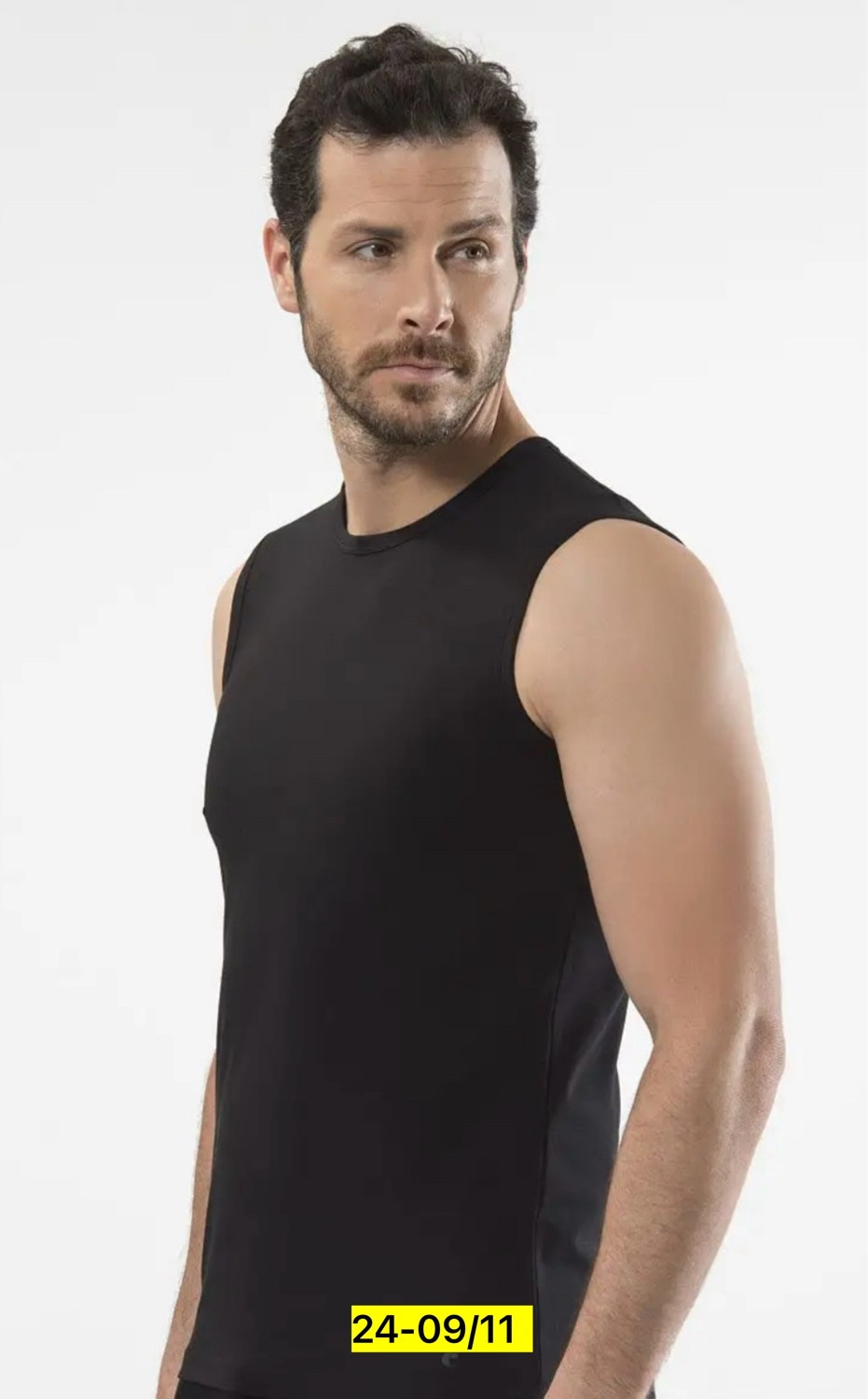 майка мужская,черная майка мужская,майка мужская oztas,майка,футболка домашняя мужская