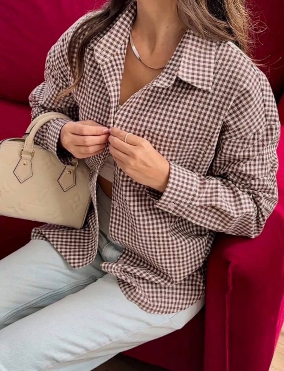 рубашка оверсайз летняя в клетку betrendy wear,рубашка оверсайз летняя,рубашка женская в клетку,рубашка женская в клетку оверсайз,рубашка женская